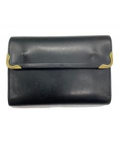 中古・古着通販】BALENCIAGA (バレンシアガ) 3つ折り財布 ブラック