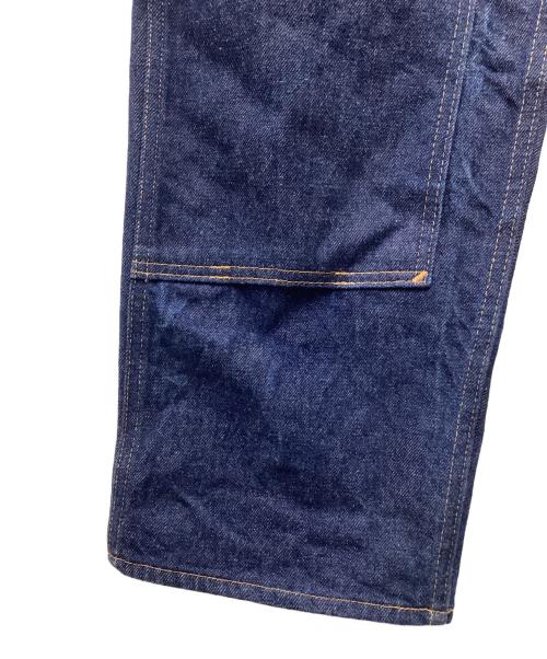 PRSN BLU（プリズンブルース）PRSN BLU (プリズンブルース) ダブルニーデニムパンツ MADE IN USA ネイビー サイズ:SIZE W34×L29の古着・服飾アイテム