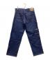 PRSN BLU (プリズンブルース) ダブルニーデニムパンツ MADE IN USA ネイビー サイズ:SIZE W34×L29：8000円