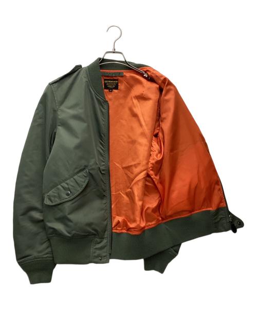 AVIREX（アヴィレックス）AVIREX (アヴィレックス) フライトジャケット グリーン サイズ:SIZE XLの古着・服飾アイテム