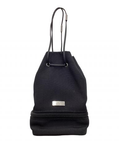 中古・古着通販】GUCCI (グッチ) 巾着バック GG ブラック｜ブランド