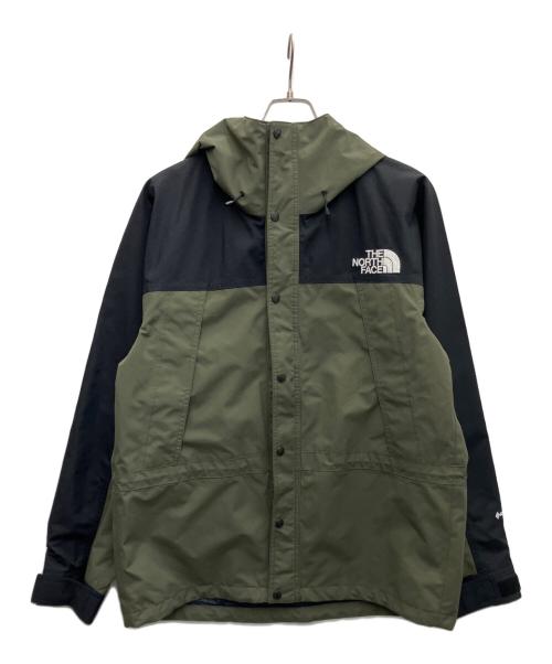 THE NORTH FACE（ザ ノース フェイス）THE NORTH FACE (ザ ノース フェイス) マウンテンライトジャケット オリーブ×ブラック サイズ:Lの古着・服飾アイテム
