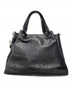 MODE FOURRUREモードフルーレ）の古着「レザーハンドバッグ」｜ブラック