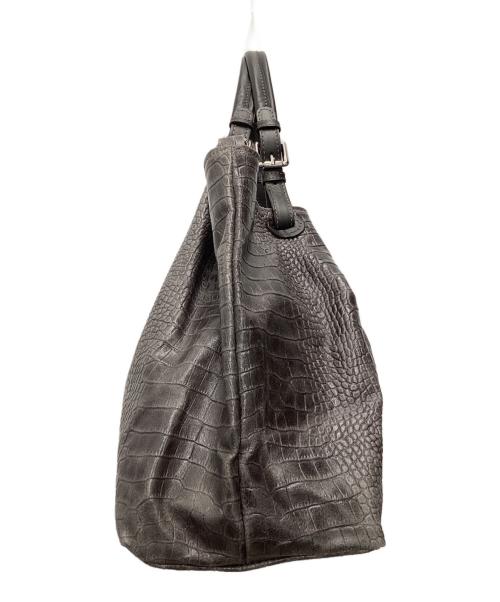 MODE FOURRURE（モードフルーレ）MODE FOURRURE (モードフルーレ) レザートートバッグ ブラックの古着・服飾アイテム