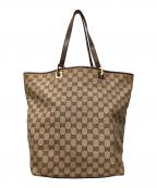 GUCCIグッチ）の古着「トートバッグ GG」｜ブラウン