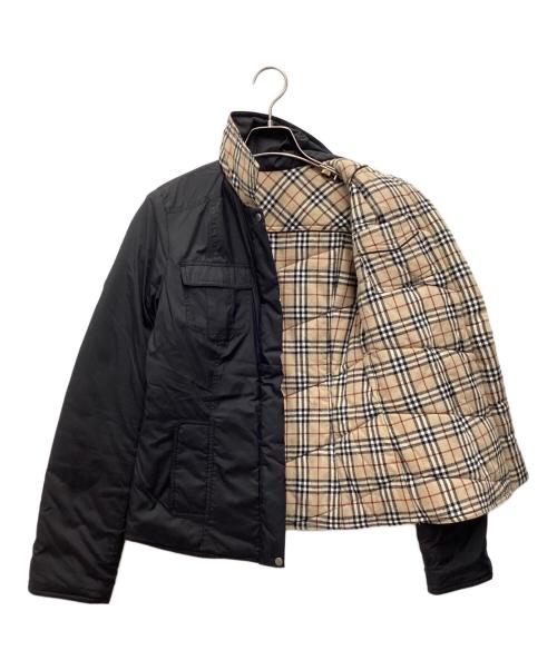 BURBERRY BLUE LABEL（バーバリーロンドンブルーレーベル）BURBERRY BLUE LABEL (バーバリーロンドンブルーレーベル) ジャケット ブラック サイズ:SIZE 38の古着・服飾アイテム