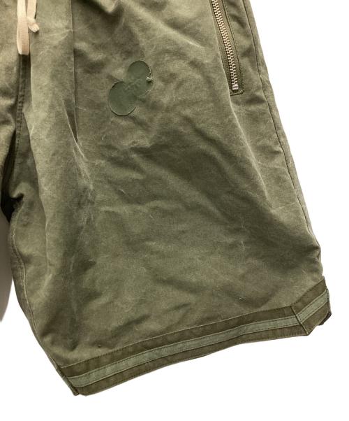 US ARMY（ユーエスアーミー）US ARMY (ユーエスアーミー) ハーフパンツ US軍 テント生地 再構築品 オリーブ サイズ:SIZE Freeの古着・服飾アイテム