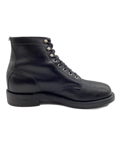 CHIPPEWA（チペワ）CHIPPEWA (チペワ) レースアップブーツ ビブラムソール ブラック サイズ:SIZE 25.7cmの古着・服飾アイテム