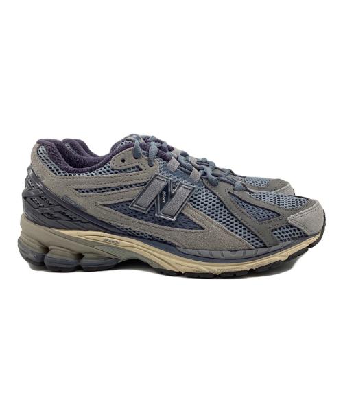 NEW BALANCE（ニューバランス）NEW BALANCE (ニューバランス) AURALEE (オーラリー) スニーカー グレー×スカイブルー サイズ:SIZE 26.5cmの古着・服飾アイテム