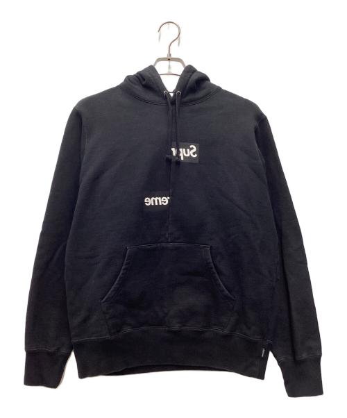 SUPREME（シュプリーム）Supreme (シュプリーム) COMME des GARCONS (コムデギャルソン) プルオーバーパーカー ブラック サイズ:SIZE Sの古着・服飾アイテム