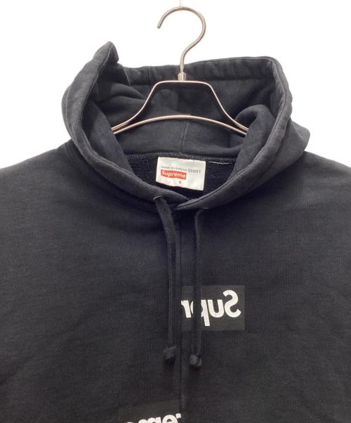 SUPREME（シュプリーム）Supreme (シュプリーム) COMME des GARCONS (コムデギャルソン) プルオーバーパーカー ブラック サイズ:SIZE Sの古着・服飾アイテム