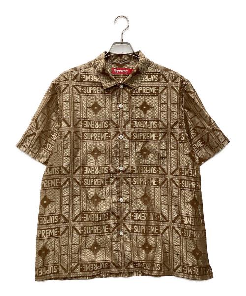 SUPREME（シュプリーム）Supreme (シュプリーム) 半袖シャツ 24SS ベージュ サイズ:SIZE Lの古着・服飾アイテム