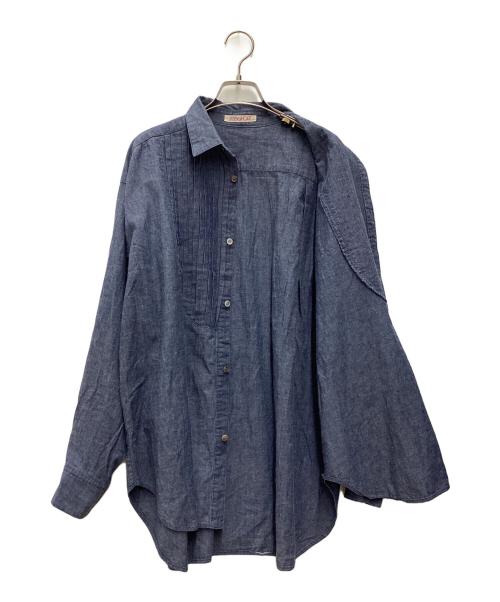 ISSEY MIYAKE SPORTS（イッセイミヤケスポーツ）ISSEY MIYAKE SPORTS (イッセイミヤケスポーツ) 長袖シャツ スカイブルー サイズ:SIZE 不明の古着・服飾アイテム