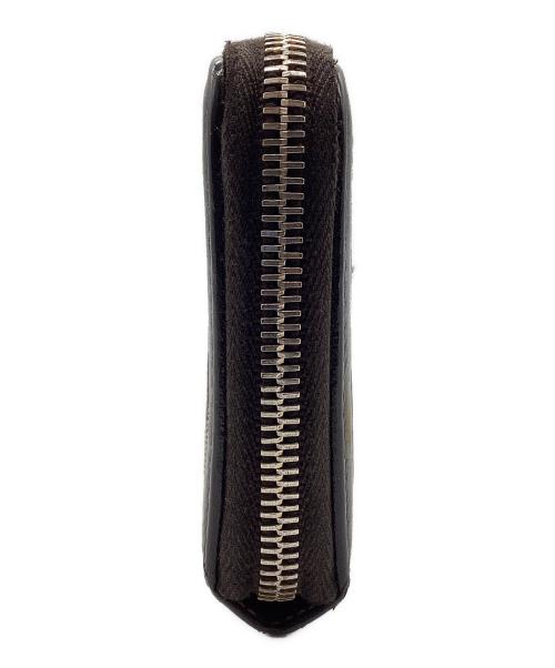 GUCCI（グッチ）GUCCI (グッチ) ラウンドジップウォレット GG ベージュ×ブラウンの古着・服飾アイテム