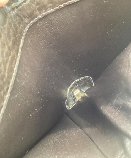 GUCCI（グッチ）GUCCI (グッチ) ラウンドジップウォレット GG ベージュ×ブラウンの古着・服飾アイテム