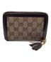 GUCCI (グッチ) ラウンドジップウォレット GG ベージュ×ブラウン：13000円