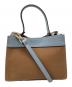BARNEYS NEWYORK (バーニーズ・ニューヨーク) ショルダーバッグ ベージュ×スカイブルー：7000円