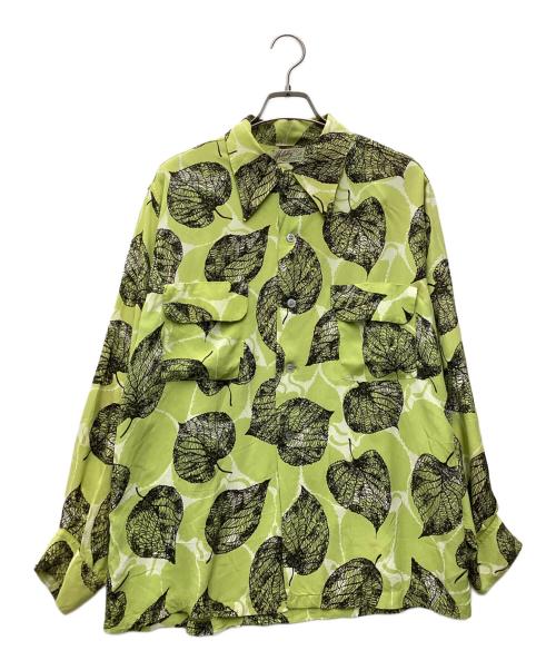 holiday（ホリデー）HOLIDAY (ホリデー) 長袖シャツ 推定40-50’s 黄緑 サイズ:SIZE Lの古着・服飾アイテム