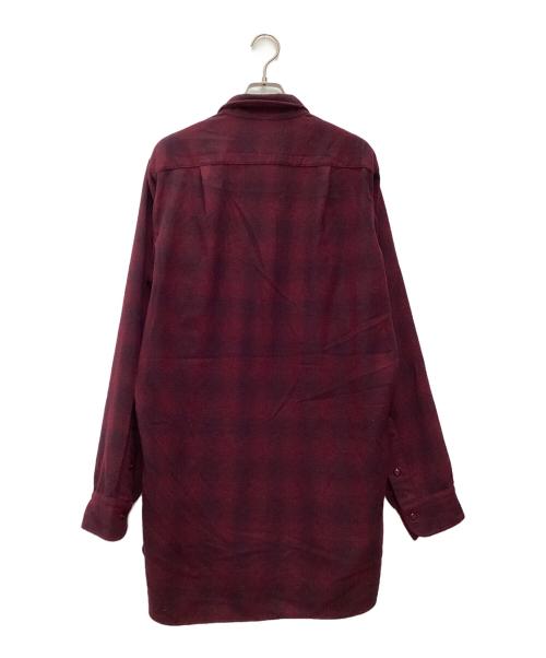 PENDLETON（ペンドルトン）PENDLETON (ペンドルトン) 長袖シャツ 50S VINTAGE レッド サイズ:SIZE 16.5の古着・服飾アイテム