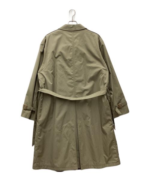 -（-）- (-) トレンチコート ベージュ×ブラウン サイズ:SIZE 52の古着・服飾アイテム