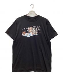 MM6 Maison Margiela（エムエムシックスメゾンマルジェラ）の古着「半袖カットソー」｜ブラック