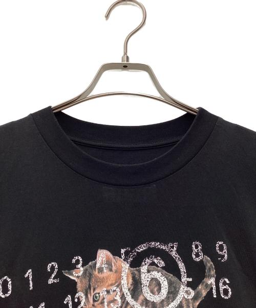 MM6 Maison Margiela（エムエムシックスメゾンマルジェラ）MM6 Maison Margiela (エムエムシックスメゾンマルジェラ) 半袖カットソー ブラック サイズ:SIZE Sの古着・服飾アイテム