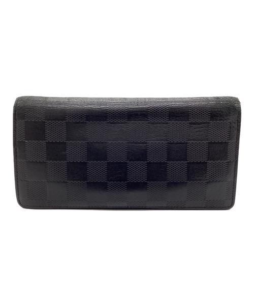 LOUIS VUITTON（ルイ ヴィトン）LOUIS VUITTON (ルイ ヴィトン) 長財布 ブラックの古着・服飾アイテム