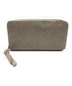 LOUIS VUITTONルイ ヴィトン）の古着「ジッピー ウォレット 長財布 アンプラント」｜ホワイト