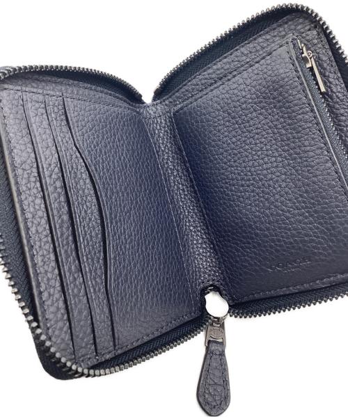 COACH（コーチ）COACH (コーチ) ラウンドジップ2つ折り財布 ネイビーの古着・服飾アイテム