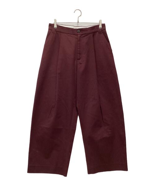 STUDIO NICHOLSON（スタジオ ニコルソン）STUDIO NICHOLSON (スタジオ ニコルソン) ストレートパンツ パープル サイズ:SIZE Mの古着・服飾アイテム