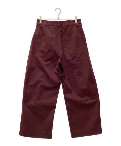 STUDIO NICHOLSON（スタジオ ニコルソン）STUDIO NICHOLSON (スタジオ ニコルソン) ストレートパンツ パープル サイズ:SIZE Mの古着・服飾アイテム