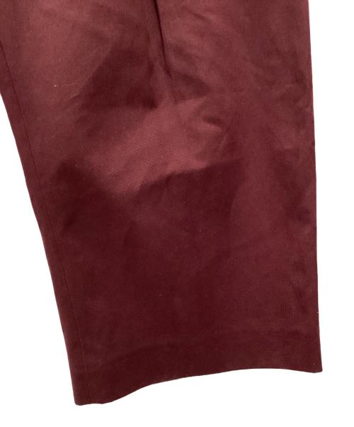 STUDIO NICHOLSON（スタジオ ニコルソン）STUDIO NICHOLSON (スタジオ ニコルソン) ストレートパンツ パープル サイズ:SIZE Mの古着・服飾アイテム