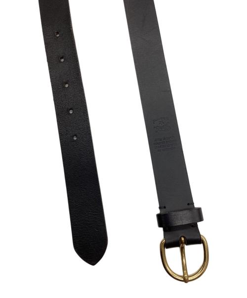 IL BISONTE（イル ビゾンテ）IL BISONTE (イル ビゾンテ) レザーベルト ブラックの古着・服飾アイテム
