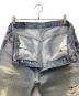 中古・古着 LEVI'S (リーバイス)  推定80-90’s ダメージ加工デニムパンツ 501xx  トップボタン裏553  スカイブルー サイズ:SIZE 86cm (W34)：11000円