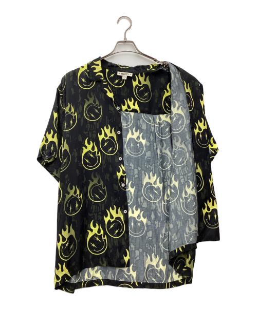 PHIPPS（フィップス）PHIPPS (フィップス) 半袖シャツ ブラック サイズ:SIZE Lの古着・服飾アイテム