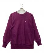 Championチャンピオン）の古着「スウェット リバースウィーブ 刺繍タグ 90’s」｜パープル