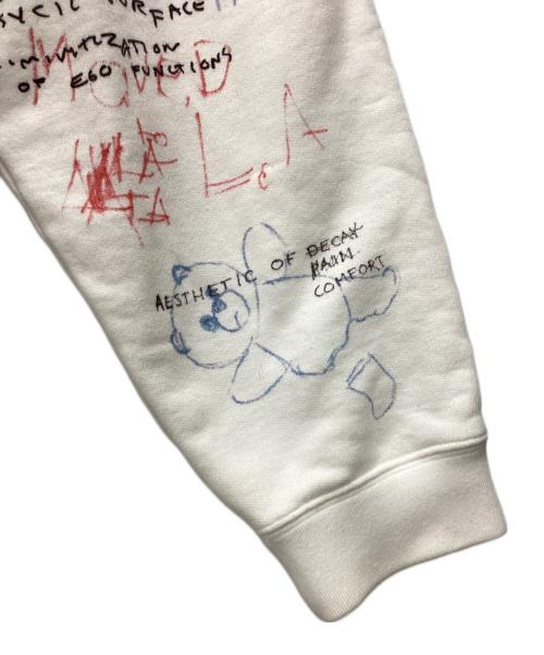 YEEZY SEASON5（イージーシーズン 5）Yeezy season5 (イージーシーズン 5) adidas (アディダス) デザインスウェット ホワイト サイズ:SIZE XLの古着・服飾アイテム