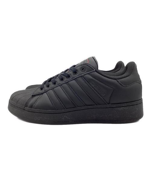 adidas（アディダス）adidas XLG atmos  SUPERSTAR XLG atmos COREBLACK/GOLDMETALLIC/RED（スーパースター エクストララージ アトモス） コアブラック サイズ:SIZE 27.5cmの古着・服飾アイテム
