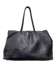 cisei×TOMORROW LAND 別注（シセイ）の古着「レザートートバッグ」｜ネイビー