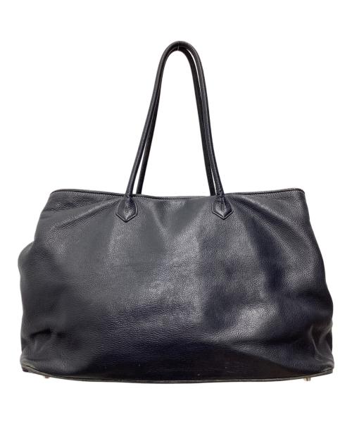 cisei（シセイ）Cisei (シセイ) TOMORROW LAND 別注 レザートートバッグ ネイビーの古着・服飾アイテム