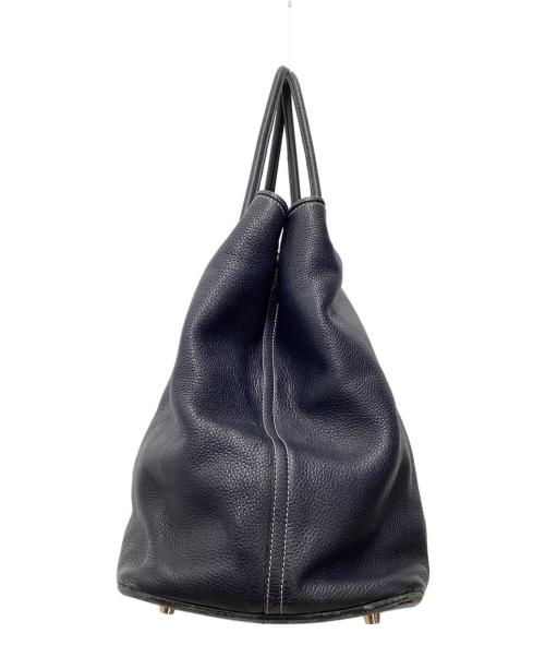 cisei（シセイ）Cisei (シセイ) TOMORROW LAND 別注 レザートートバッグ ネイビーの古着・服飾アイテム