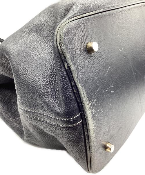 cisei（シセイ）Cisei (シセイ) TOMORROW LAND 別注 レザートートバッグ ネイビーの古着・服飾アイテム