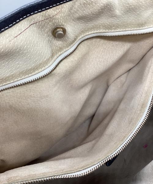 cisei（シセイ）Cisei (シセイ) TOMORROW LAND 別注 レザートートバッグ ネイビーの古着・服飾アイテム