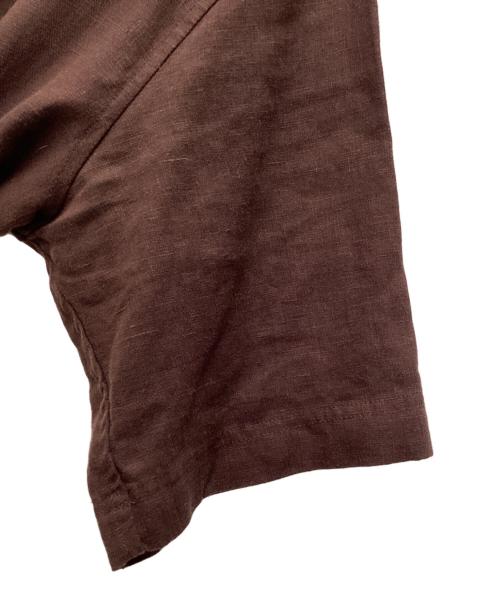 DRESSTERIOR（ドレステリア）DRESSTERIOR (ドレステリア) オープンカラープエルトリコシャツ 半袖シャツ ブラウン サイズ:SIZE Mの古着・服飾アイテム