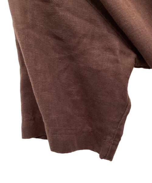 DRESSTERIOR（ドレステリア）DRESSTERIOR (ドレステリア) オープンカラープエルトリコシャツ 半袖シャツ ブラウン サイズ:SIZE Mの古着・服飾アイテム