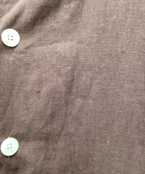 DRESSTERIOR（ドレステリア）DRESSTERIOR (ドレステリア) オープンカラープエルトリコシャツ 半袖シャツ ブラウン サイズ:SIZE Mの古着・服飾アイテム