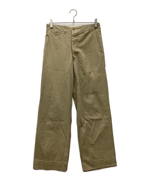 -（-）- (-) 45カーキ ベイカーパンツ 推定40’s～ US Army カーキ サイズ:SIZE W30×L31の古着・服飾アイテム