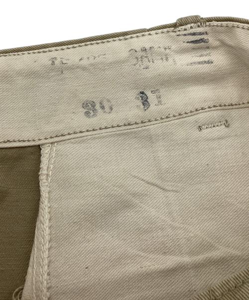 -（-）- (-) 45カーキ ベイカーパンツ 推定40’s～ US Army カーキ サイズ:SIZE W30×L31の古着・服飾アイテム