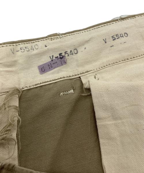 -（-）- (-) 45カーキ ベイカーパンツ 推定40’s～ US Army カーキ サイズ:SIZE W30×L31の古着・服飾アイテム