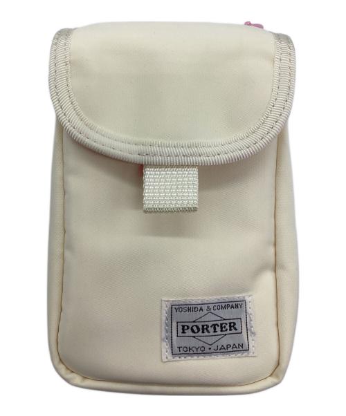 PORTER（ポーター）PORTER (ポーター) モバイルポーチ ベージュの古着・服飾アイテム